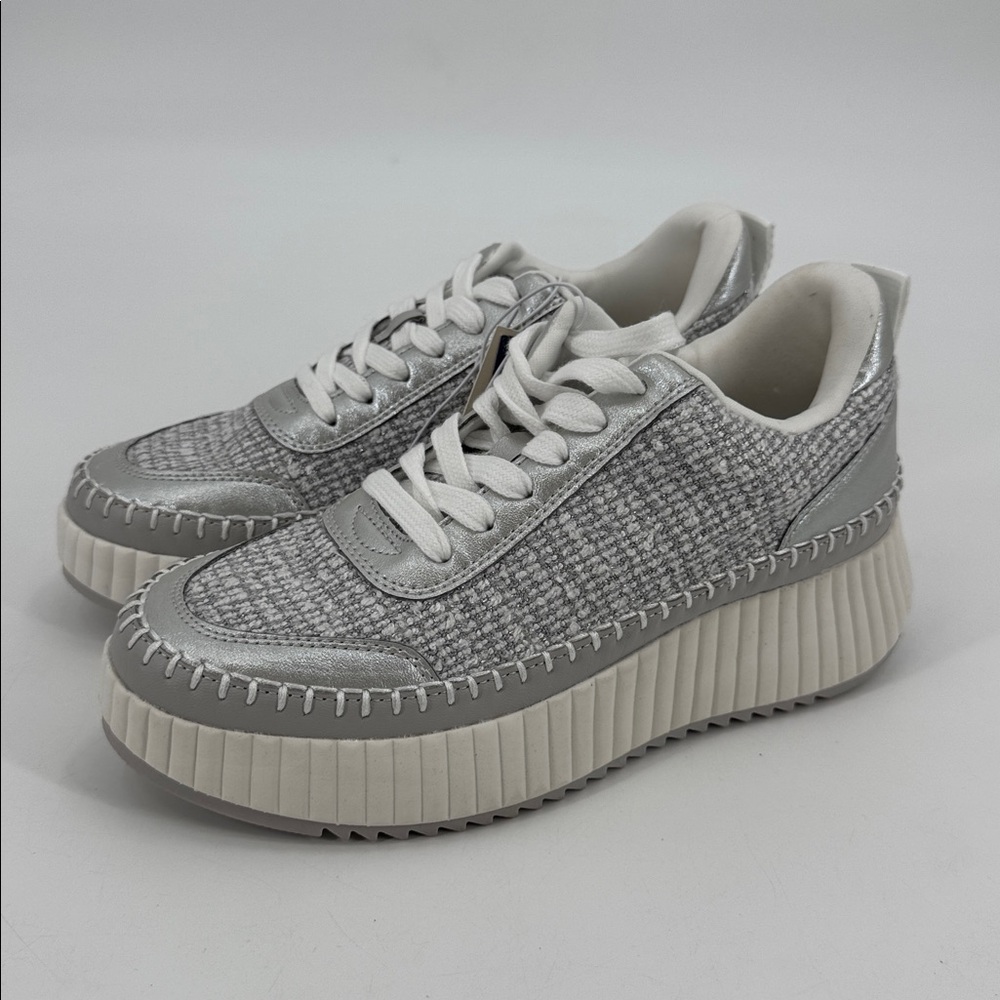 Universal Thread Silver Tweed Persephone Sneakers… - image 3